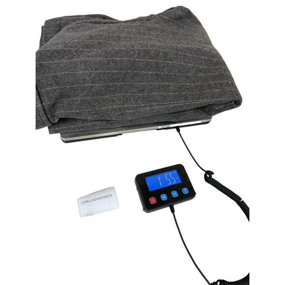 Massimo Dutti Womens Wool Blazer Jacket EU 42 US 10 Mink Pinstripe 6015/717 NWT - Picture 12 of 12